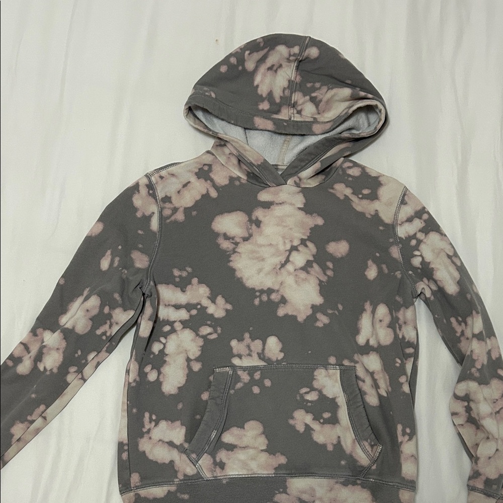 Abercrombie Kids Gray and Pink Hoodie